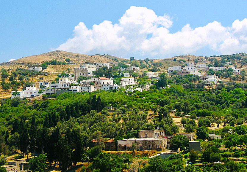 The village of Kourounochori on Naxos in the Cyclades.