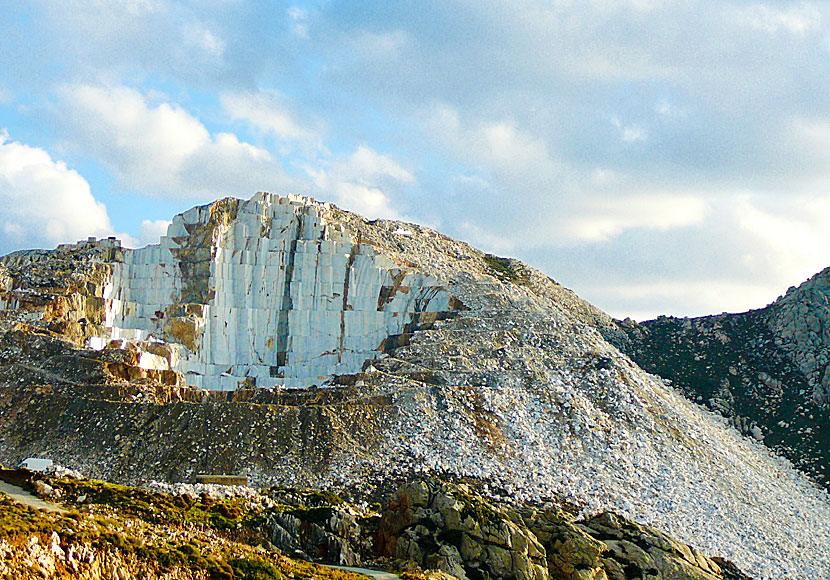 Marble quarry on Naxos in the Cyclades.
