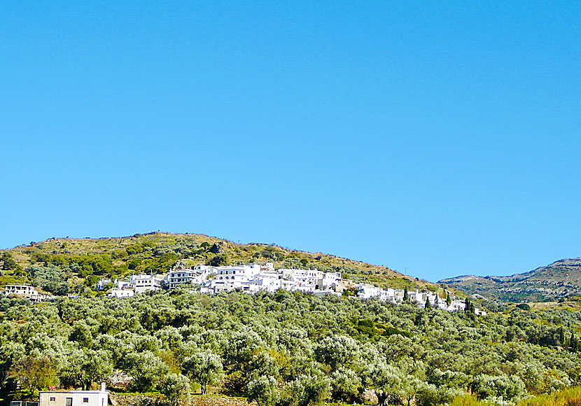 The genuine and picturesque village of Moni on Naxos.