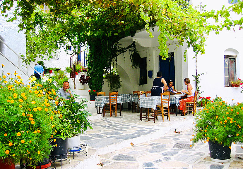 Matina & Stavros Taverna in Koronos on Naxos.