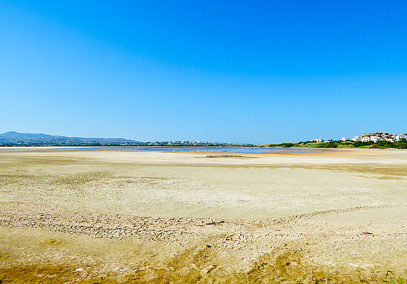 Lake Aliki near Agios Prokopios on Naxos.