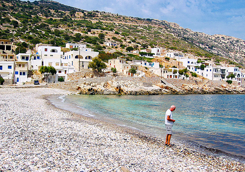 The best beaches on Naxos. Lionas beach.