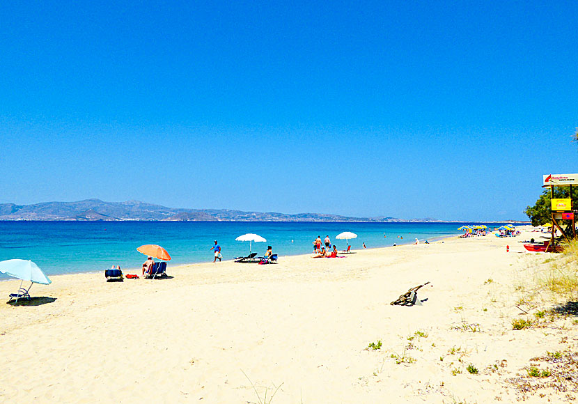 The best beaches on Naxos. Maragas beach.