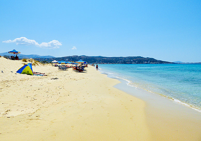 Plaka beach. Naxos.