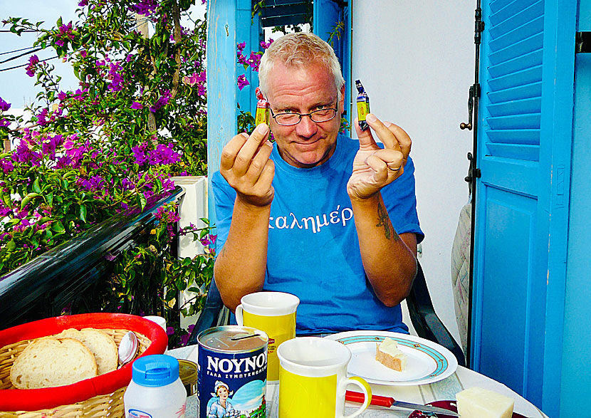 Have breakfast at Pension Sofi in Naxos town.