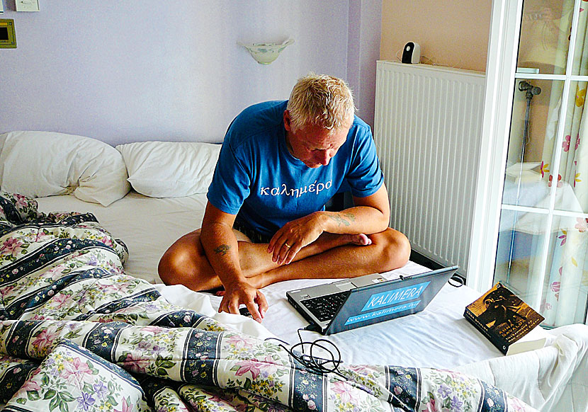 Free WiFi is available in all rooms at Pension Sofi in Naxos.