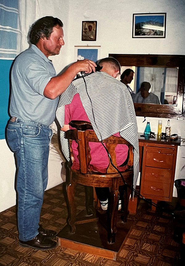 Get a haircut on Nisyros in the Dodecanese.