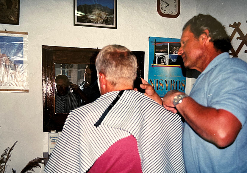 Hair salons in the Greek islands.