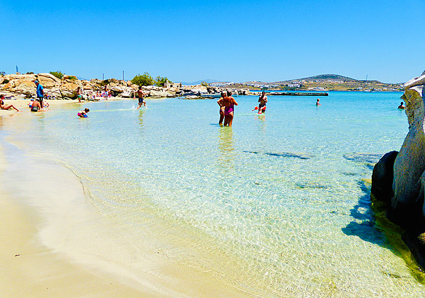 Kolymbithres is one of many long, child-friendly sandy beaches on the island of Paros in Greece.