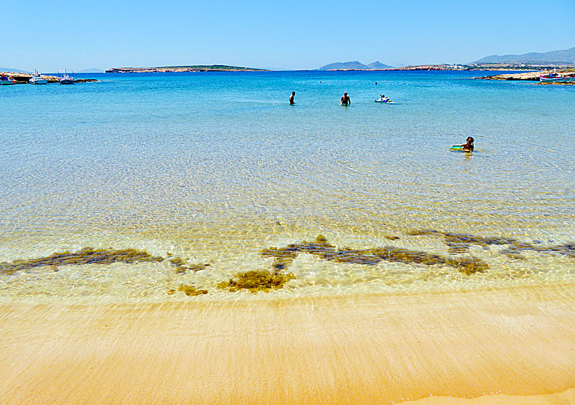 Aliki and Santa Marie beaches are two of the most child-friendly beaches on Paros.