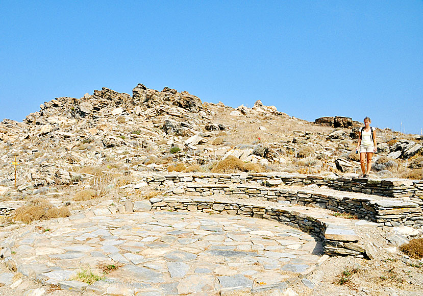 Amphitheater in Cultural Park of Paros. 