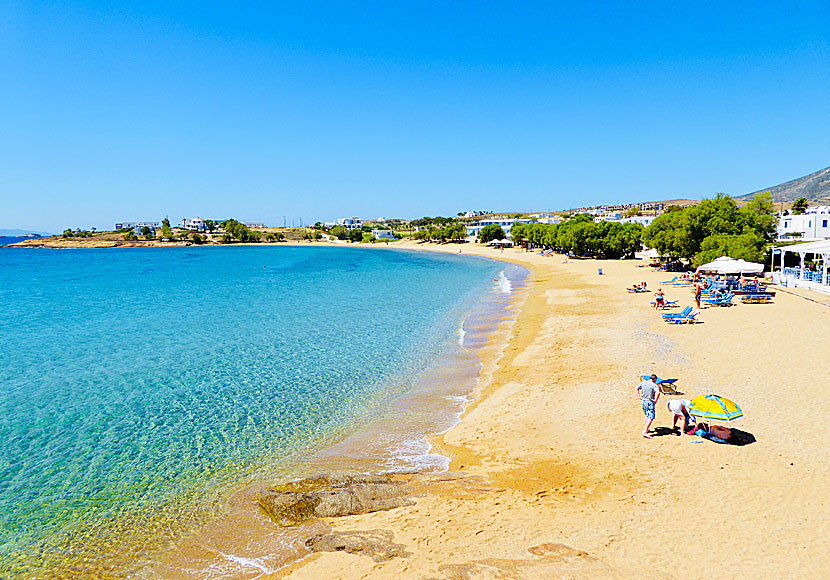 Logaras beach near Piso Livadi on Paros.