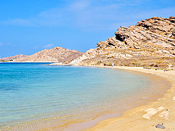 Tourkou Ammos beach in Paros.  