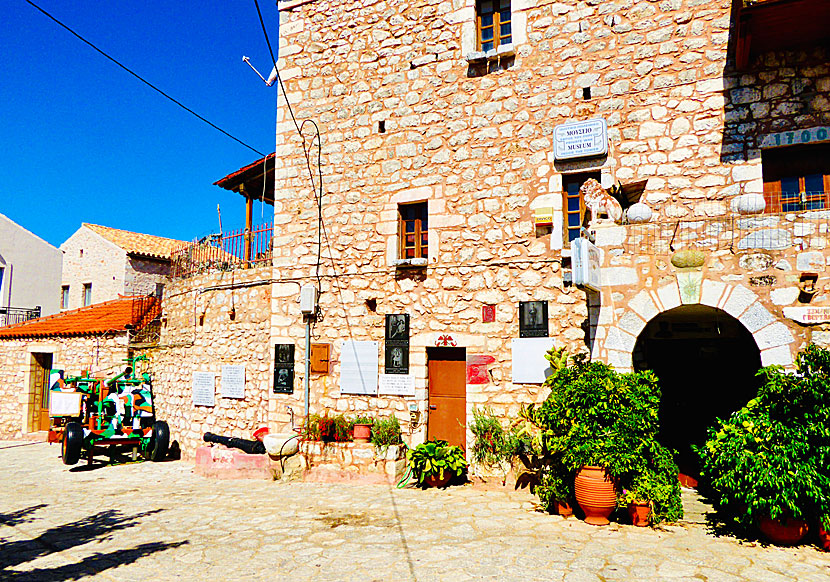 Interesting museum in the village of Areopoli in the Peloponnese in Greece.
