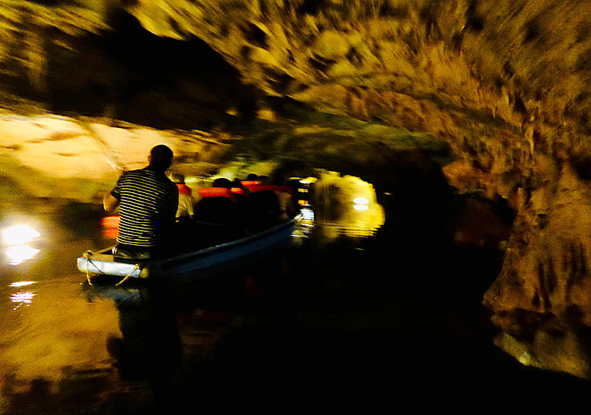 Diros and Vlychada caves in Mani in the southern Peloponnese in Greece.