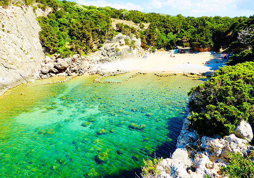 Glossa beach near Voidokilia north of Pylos in the Peloponnese.