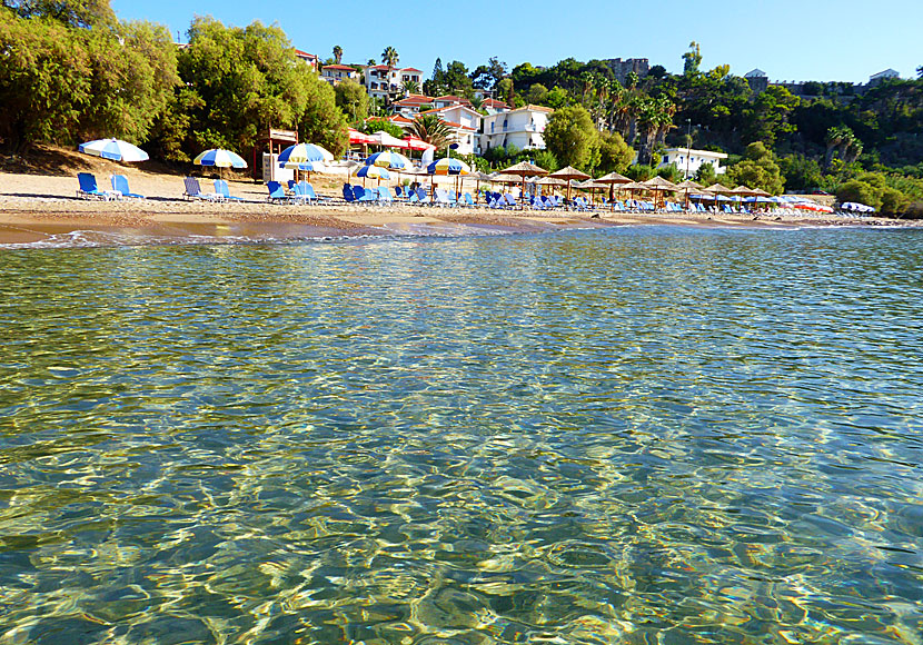 Hotel Zaga Beach in Koroni on Peloponneos in Greece.
