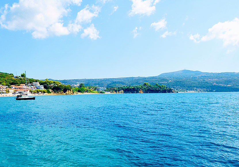 Loutsa beach in Finikounda on the southwestern Peloponnese in Greece.