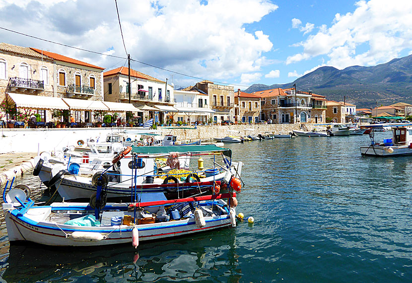 Above the fishing harbor in Agios Nikolaos are several very good tavernas and restaurants.