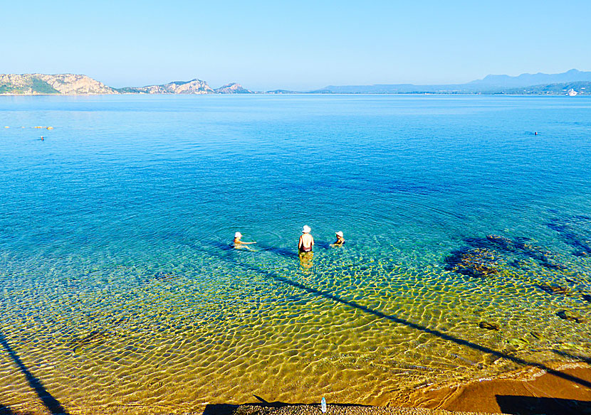 The smallest of the beaches in Pylos.