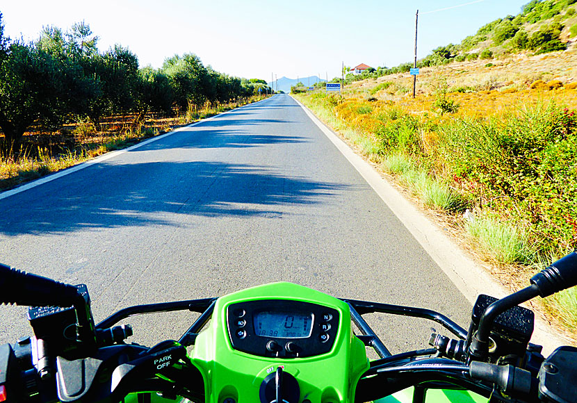 Rent a quad bike in Pylos and drive to beautiful sandy beaches.