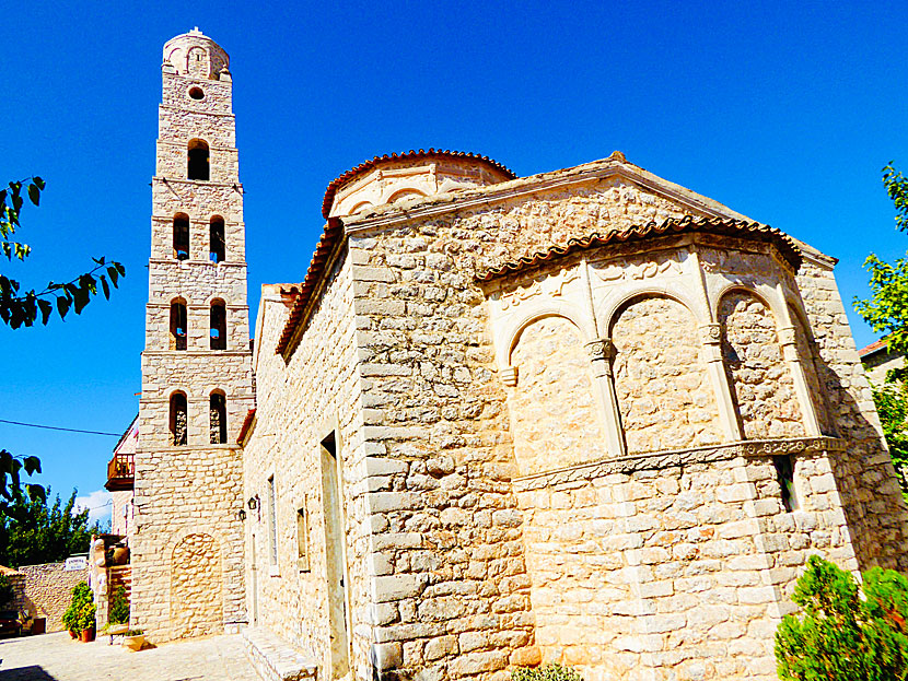 Taxiarches church on March 17th 1821 Square in Areopoli.
