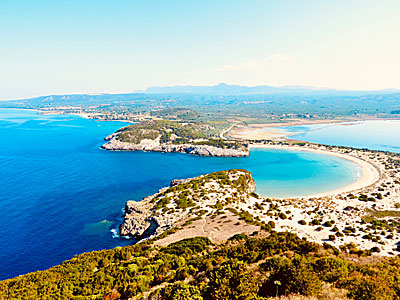 Voidokilia beach in the Peloponnese