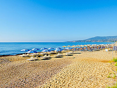Zaga beach in Koroni on Peloponnese in Greece.