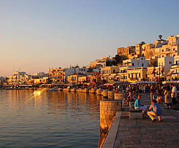 Naxos town.
