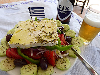 Greek starters and meze.