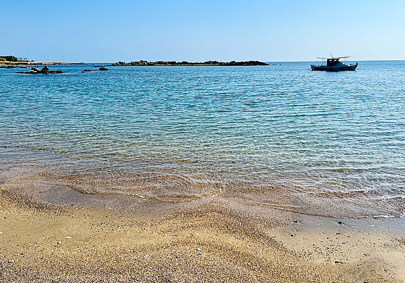 Agia Marina beach in Kallithea on Rhodes.