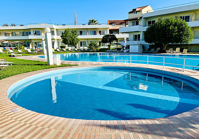 Amira Hotel in Kallithea is located just south of Rhodes town.