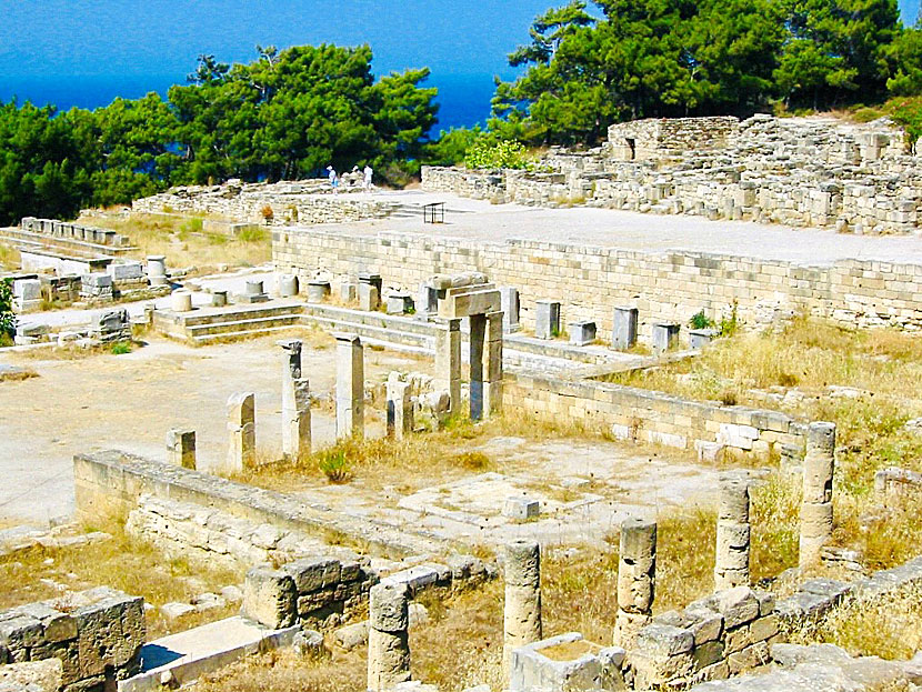 The ancient city of Kamiros in southwest Rhodes.