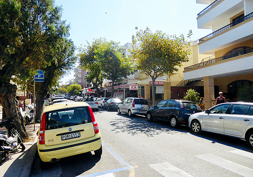 Bars and bar streets in Rhodes town including Norske baren.