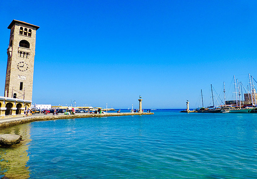 The Colossus of Rhodes in Mandraki harbour.