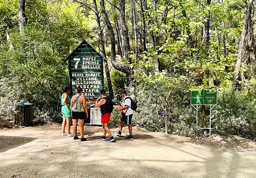 Epta Piges, or the Seven Springs, is one of the greenest places in all of Rhodes