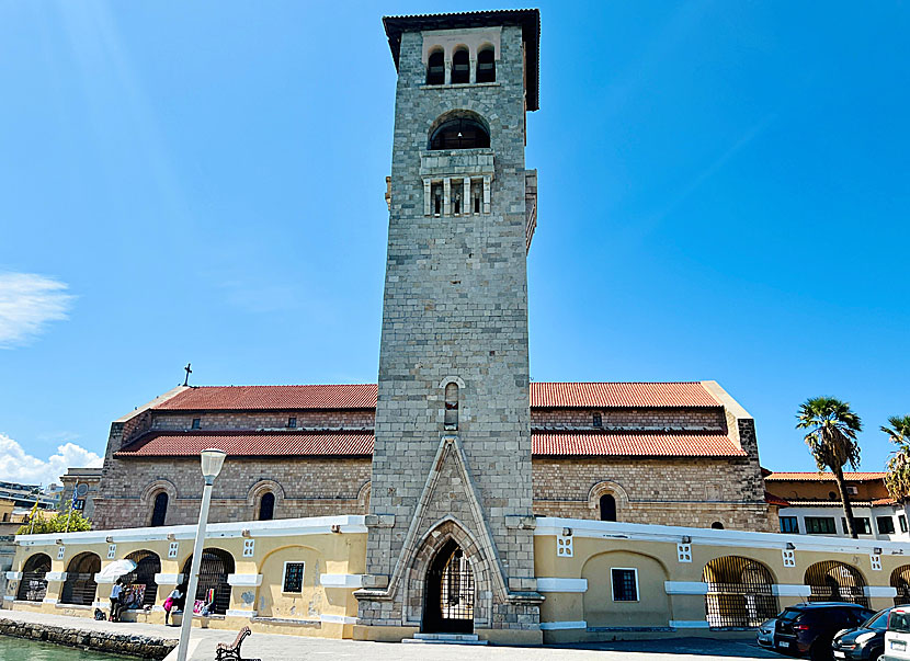 Evangelismos church in Rhodes town.