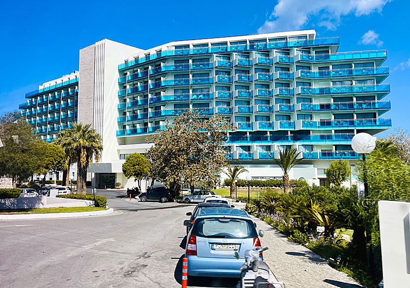 Hotels in Faliraki on Rhodes.