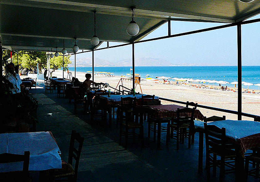 Gennadi beach is just north of Glystra beach in Rhodes.