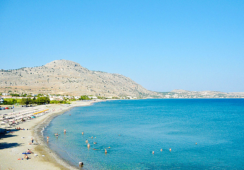 North of Gennadi beach is Lardos beach, which is fairly well known.