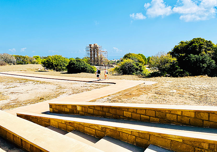 The archaeological excavations at Monte Smith are gigantic.