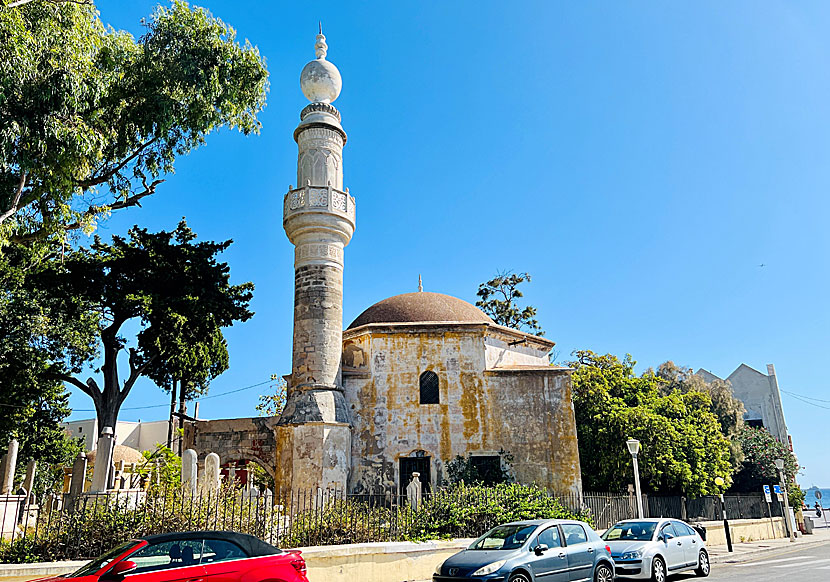 Murat Reis Mosque in Rhodes New Town.