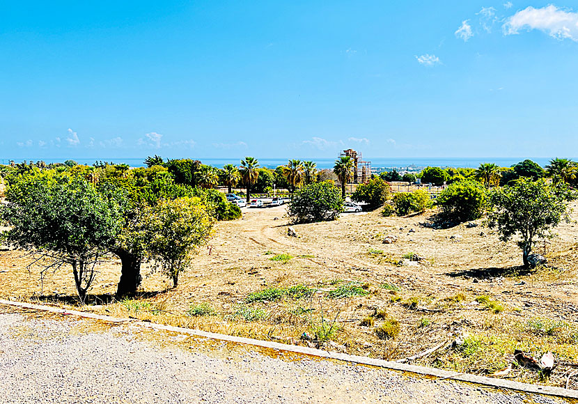 The hill Agios Stefanos on Monte Smith above Rhodes town.