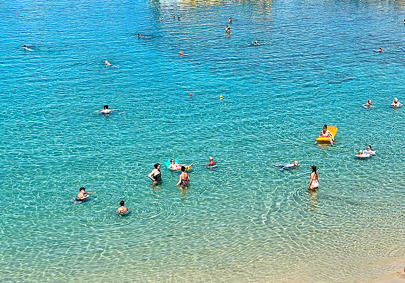 The lovely child-friendly waters that surround the beaches of Lindos are perfect for those who like to snorkel.