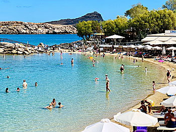 Pallas beach in Rhodes.