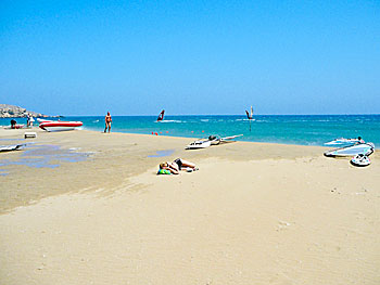 Prasonisi beach in Rhodes.