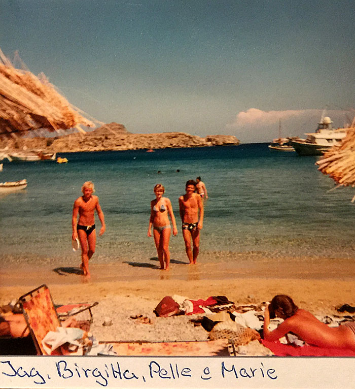 Old pictures from Lindos in Rhodes.