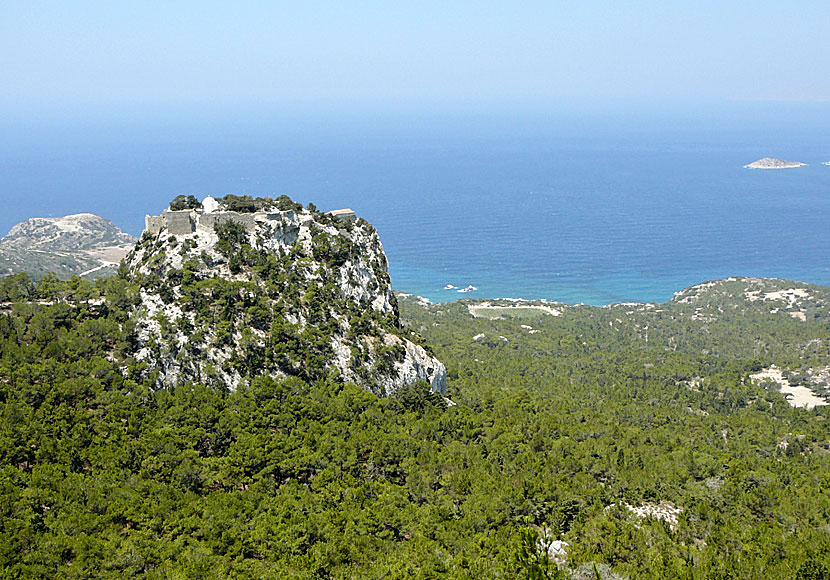 Hike to Monolithos Kastro in Rhodes.