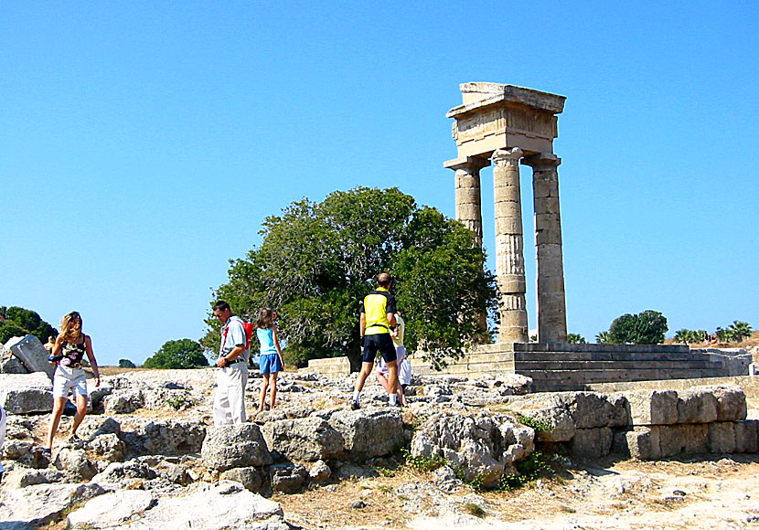 Temple of Apollo Pythios in Monte Smith in Rhodes Town.