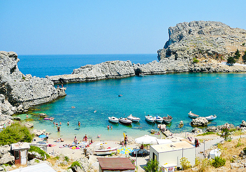 Saint Paul bay in Rhodes.